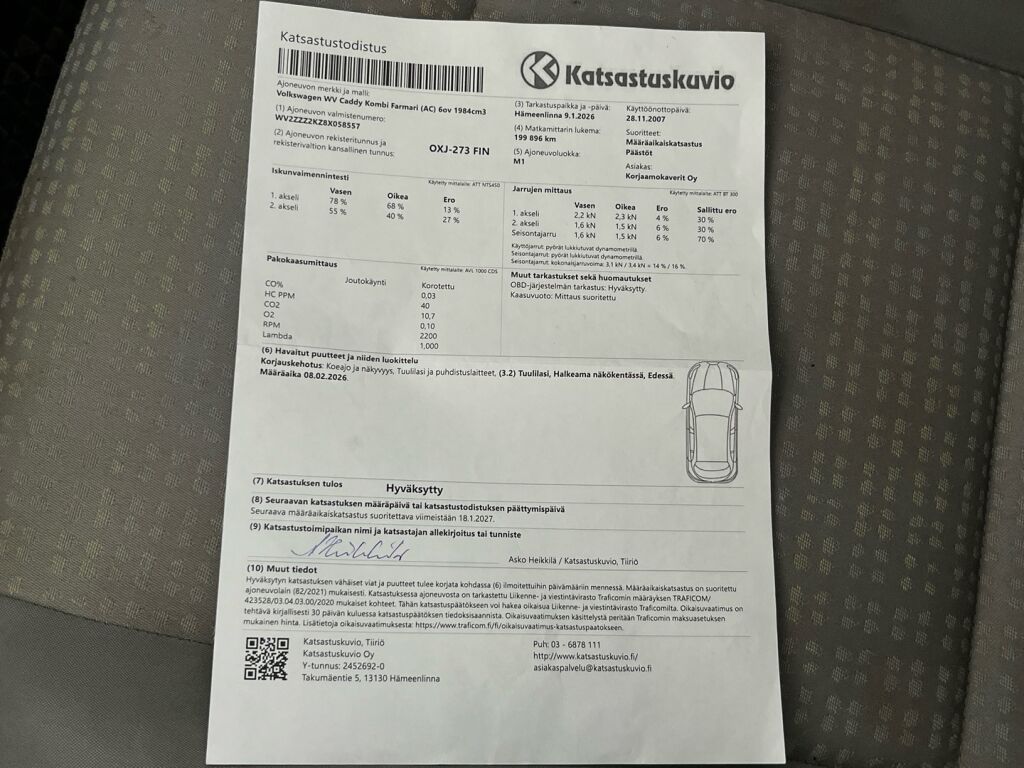 Volkswagen Caddy 2007 Harmaa