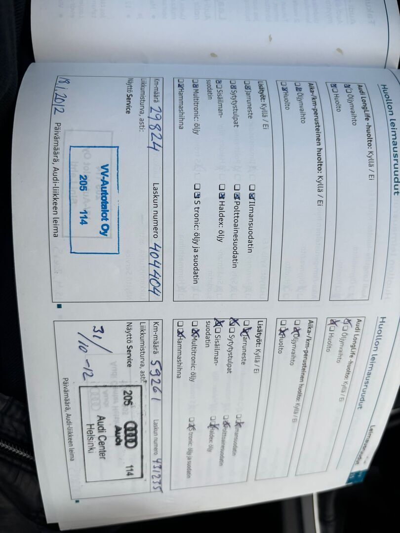 Audi A3 2010 Valkoinen