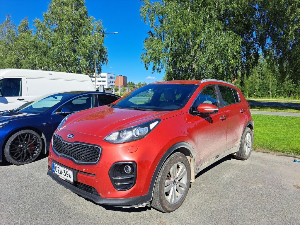 Kia Sportage 2016 Punainen
