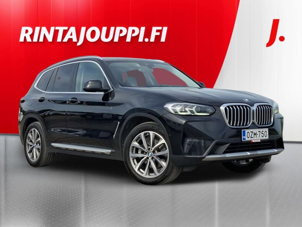 BMW X3 2022 Musta