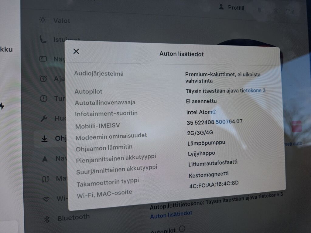 Tesla Model 3 2021 Punainen