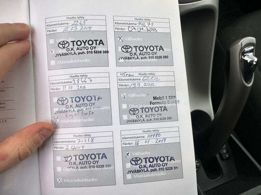 Toyota Auris 2008 Sininen