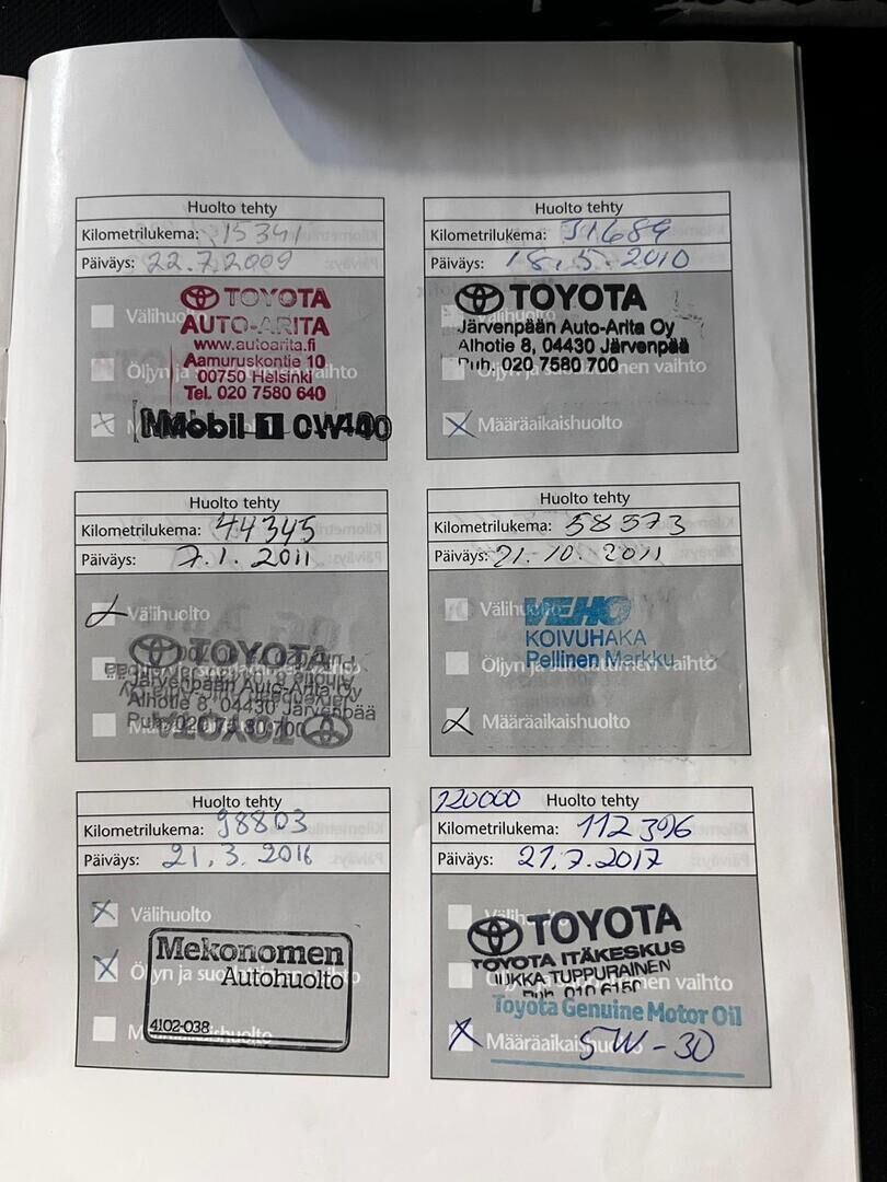 Toyota Yaris 2008 Punainen