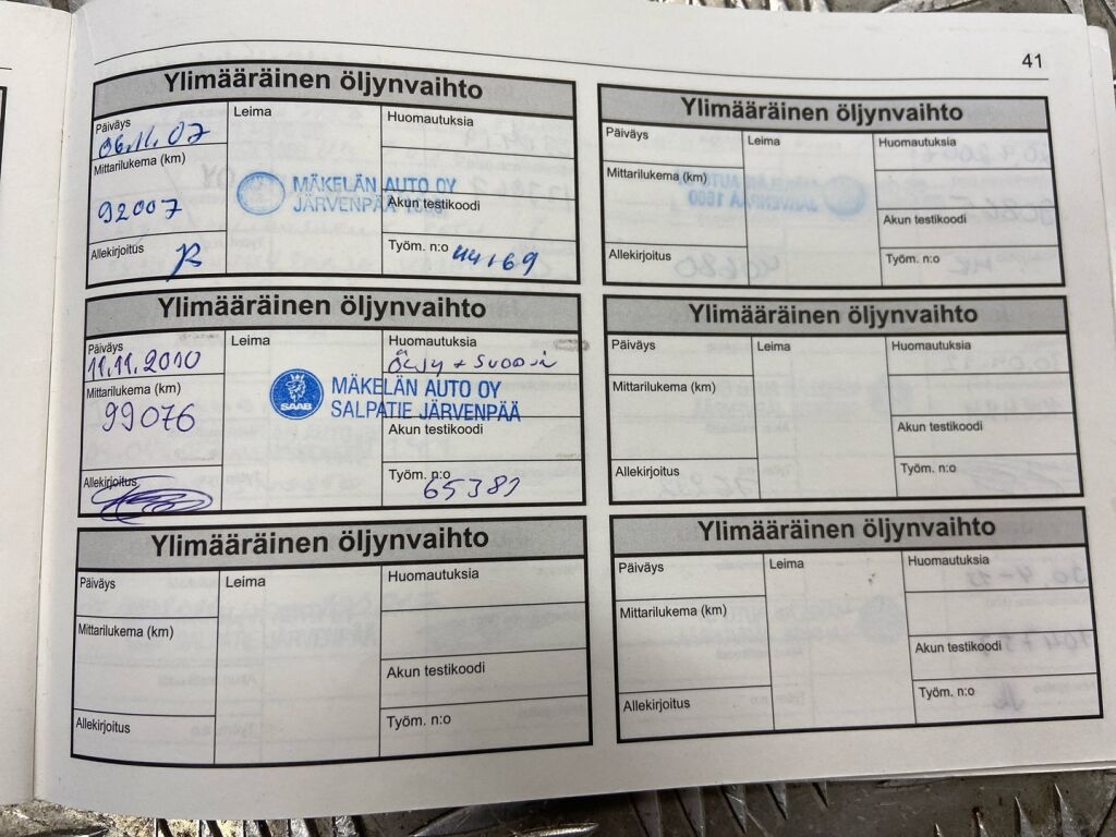 Saab 9-5 2003 Sininen