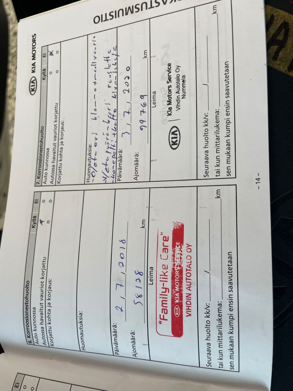 Kia Rio 2012 Valkoinen