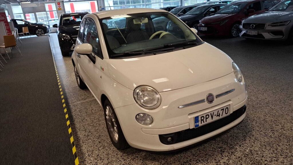 Fiat 500 2012 Valkoinen