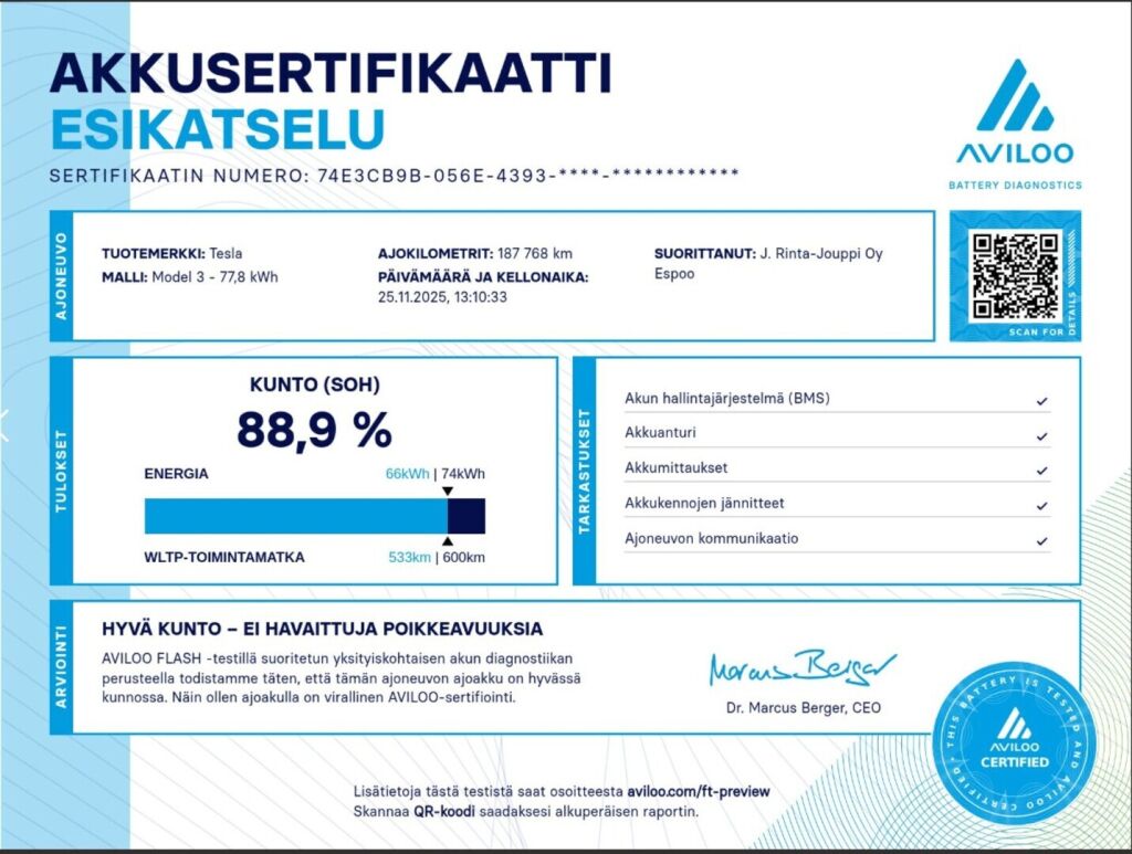 Tesla Model 3 2019 Musta