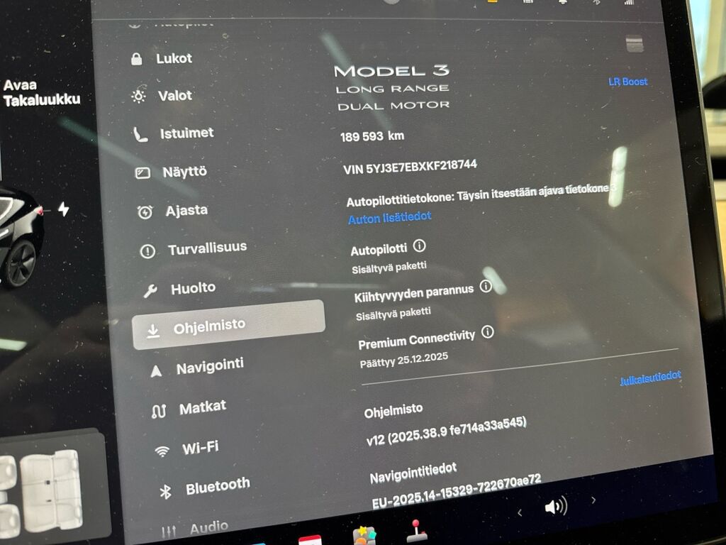 Tesla Model 3 2019 Musta