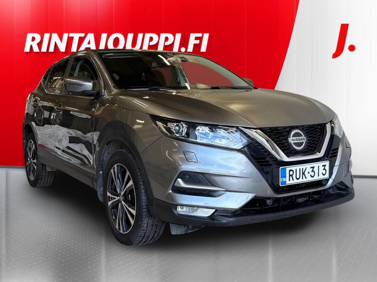 Harmaa Nissan Qashqai