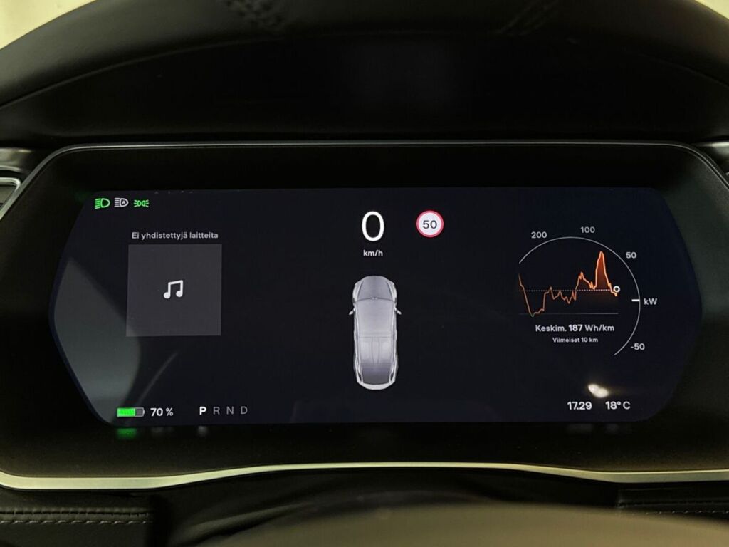 Tesla Model X 2017 Musta