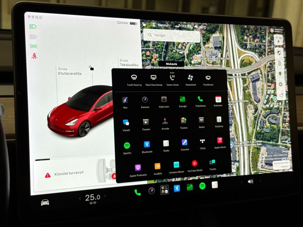 Tesla Model 3 2021 Punainen
