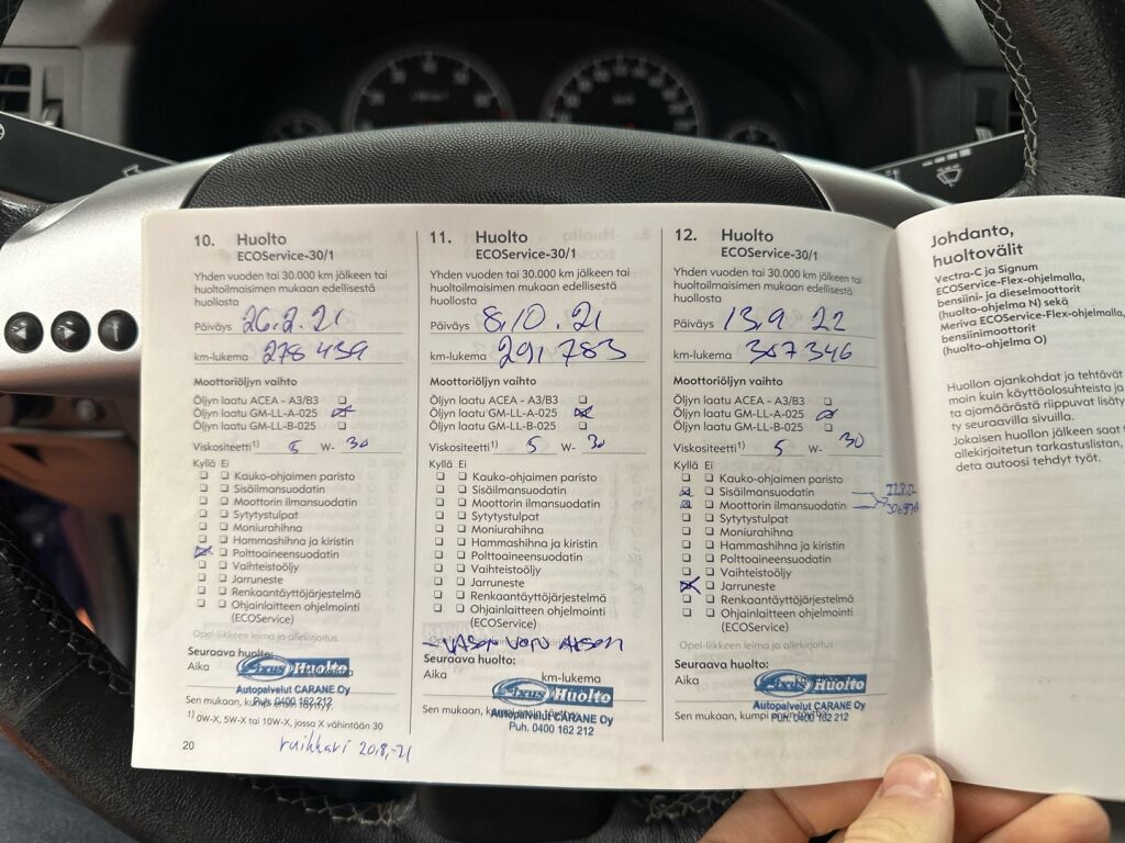 Opel Vectra 2003 Sininen