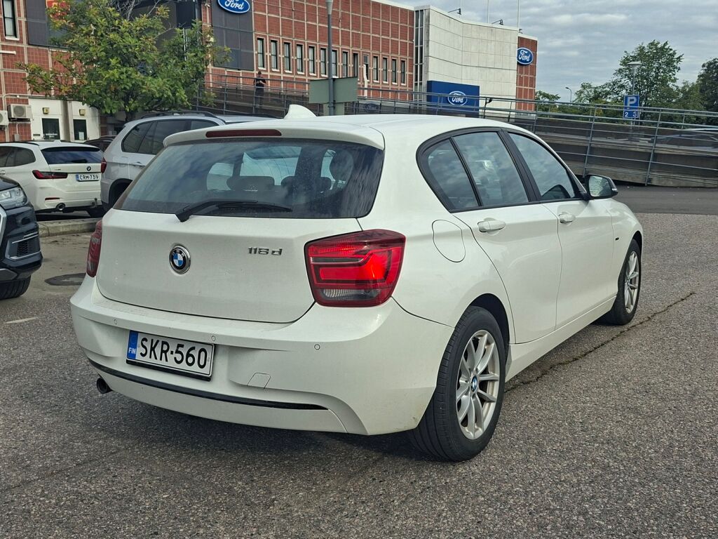 BMW 118 2013 Valkoinen