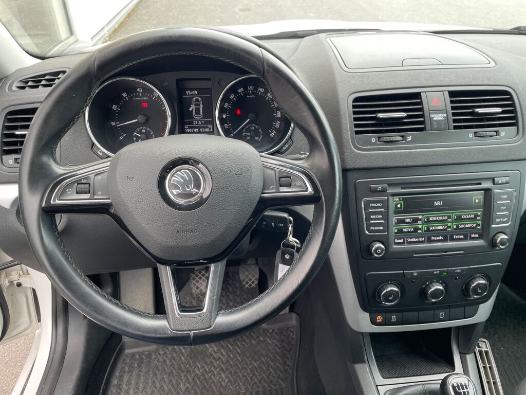 Skoda Yeti 2014 Valkoinen
