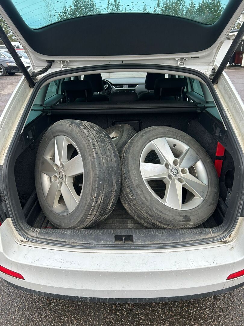 Skoda Octavia 2014 Valkoinen