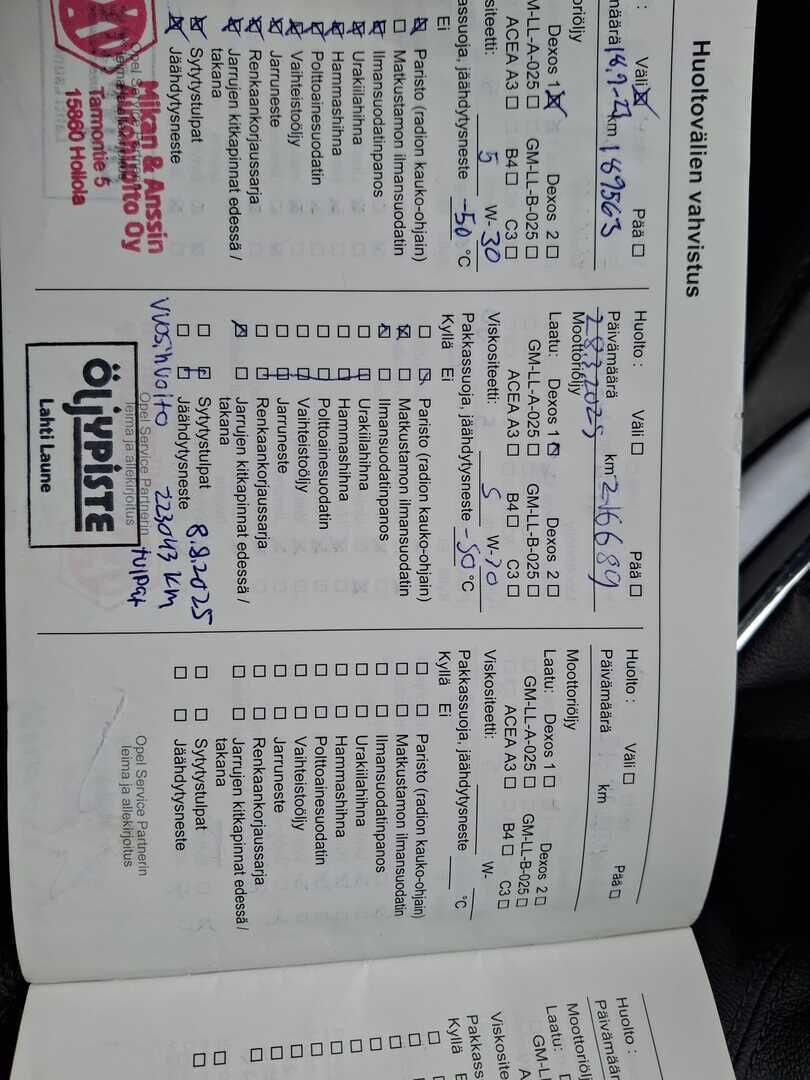 Opel Insignia 2015 Valkoinen