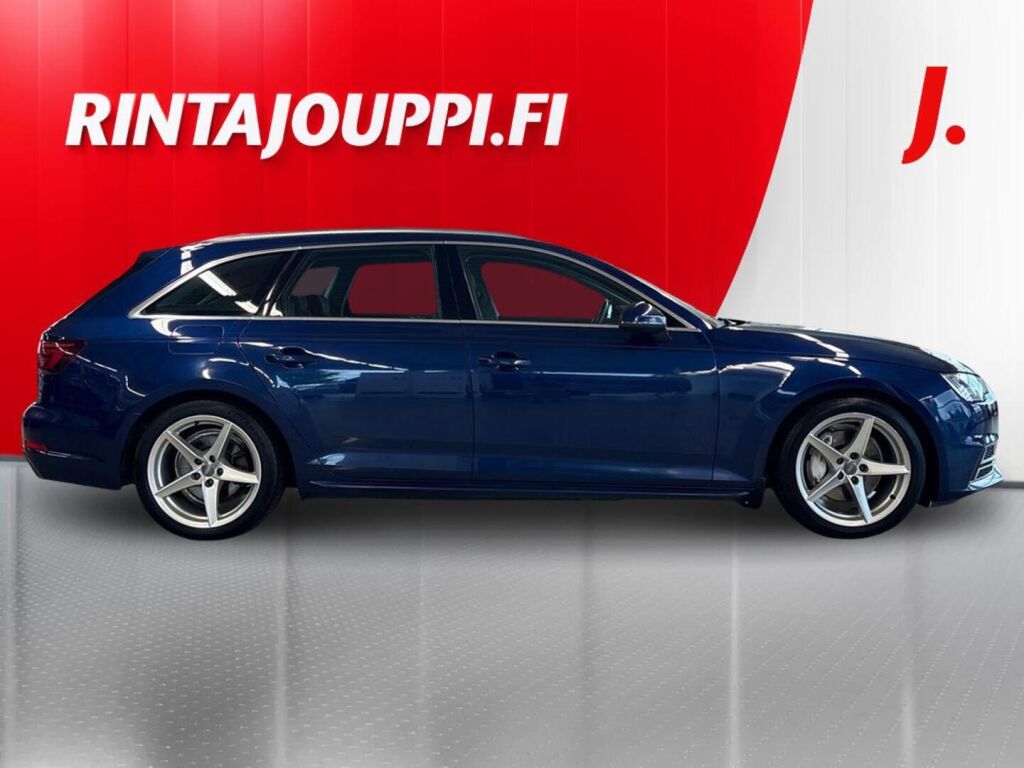 Audi A4 2018 Sininen