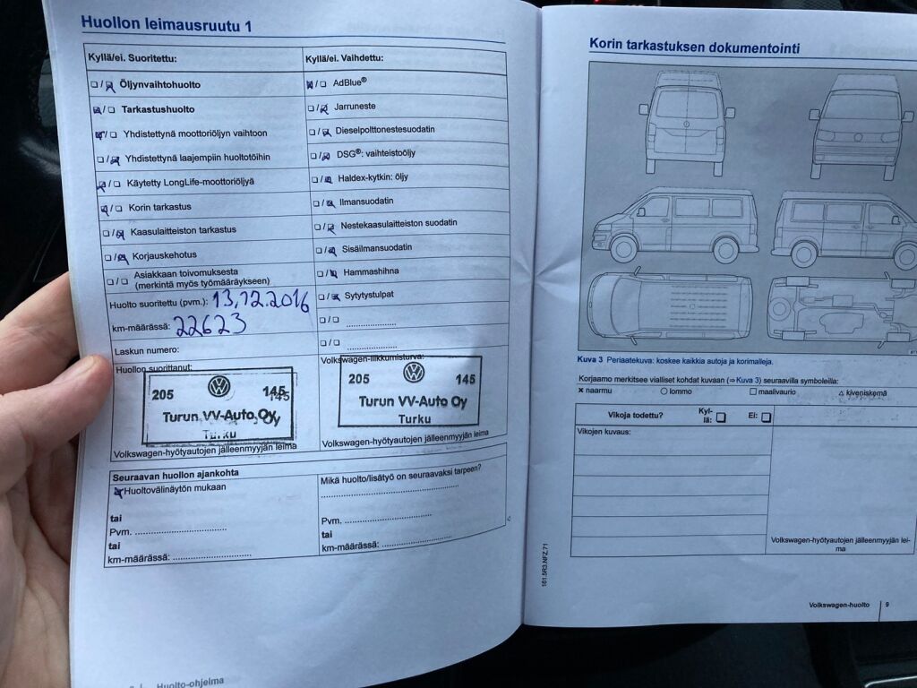 Volkswagen Caddy Maxi 2016 Metallinhohto Sininen