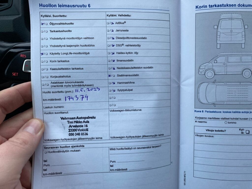 Volkswagen Caddy Maxi 2016 Metallinhohto Sininen