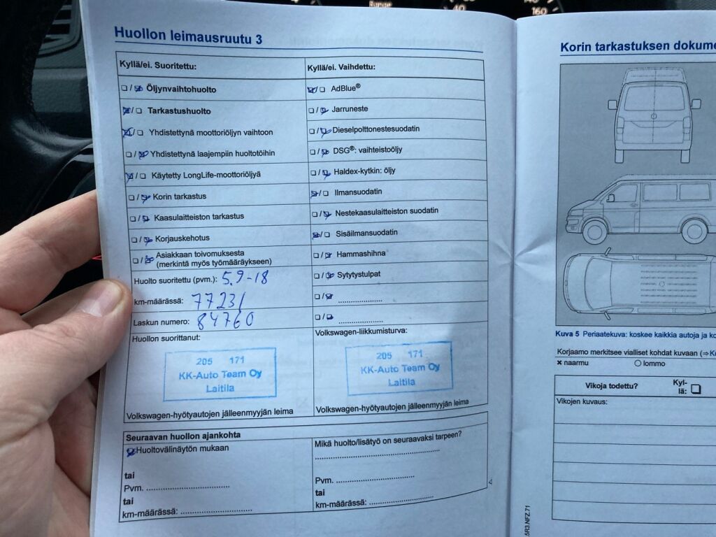 Volkswagen Caddy Maxi 2016 Metallinhohto Sininen
