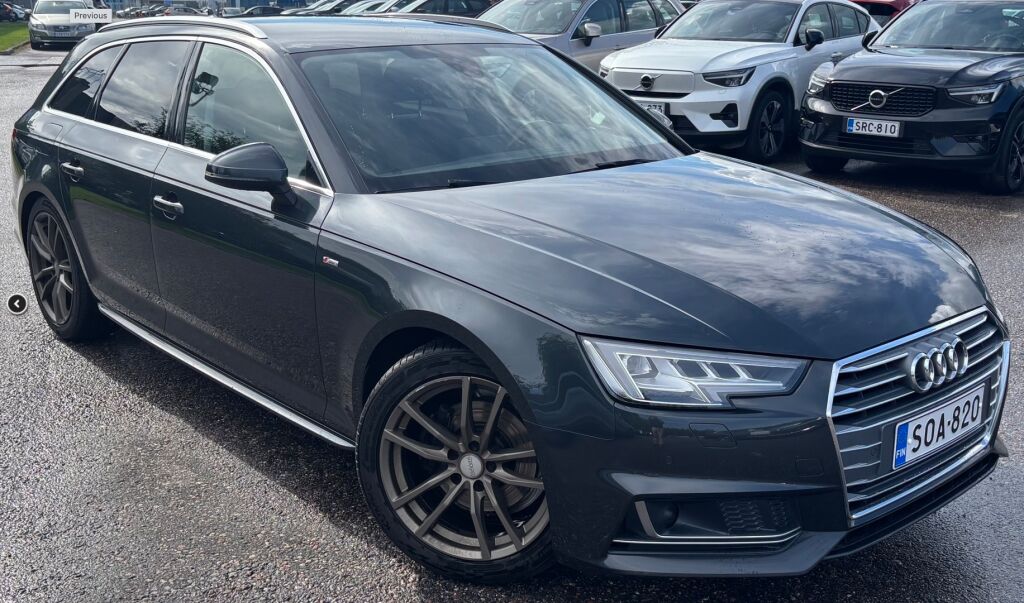 Audi A4 2018 Vihreä