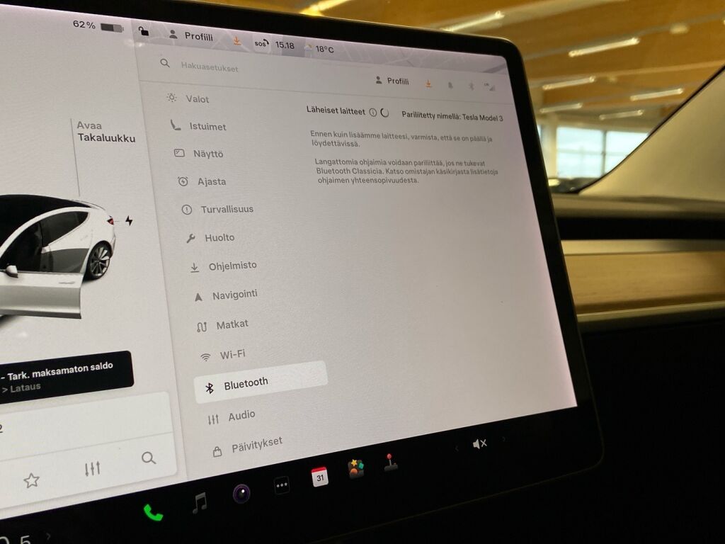 Tesla Model 3 2019 Valkoinen