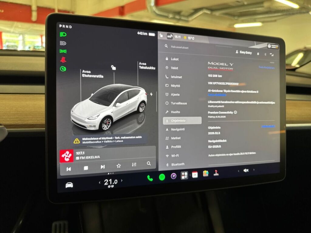 Tesla MODEL Y 2022 Valkoinen