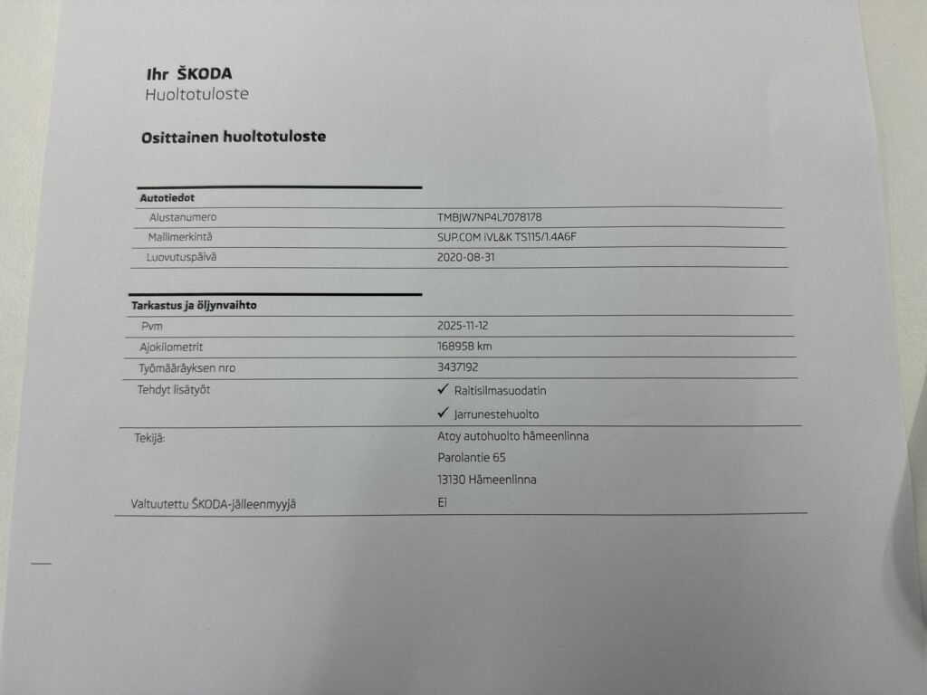 Skoda Superb 2020 Valkoinen