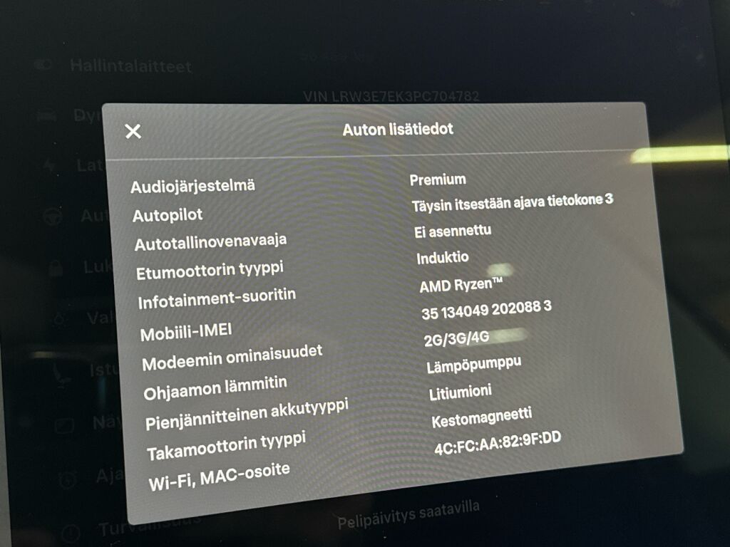 Tesla Model 3 2023 Harmaa