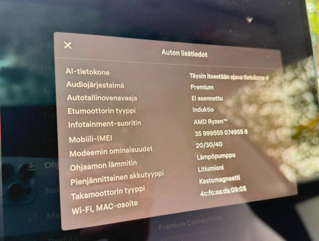 Tesla Model 3 2024 Punainen