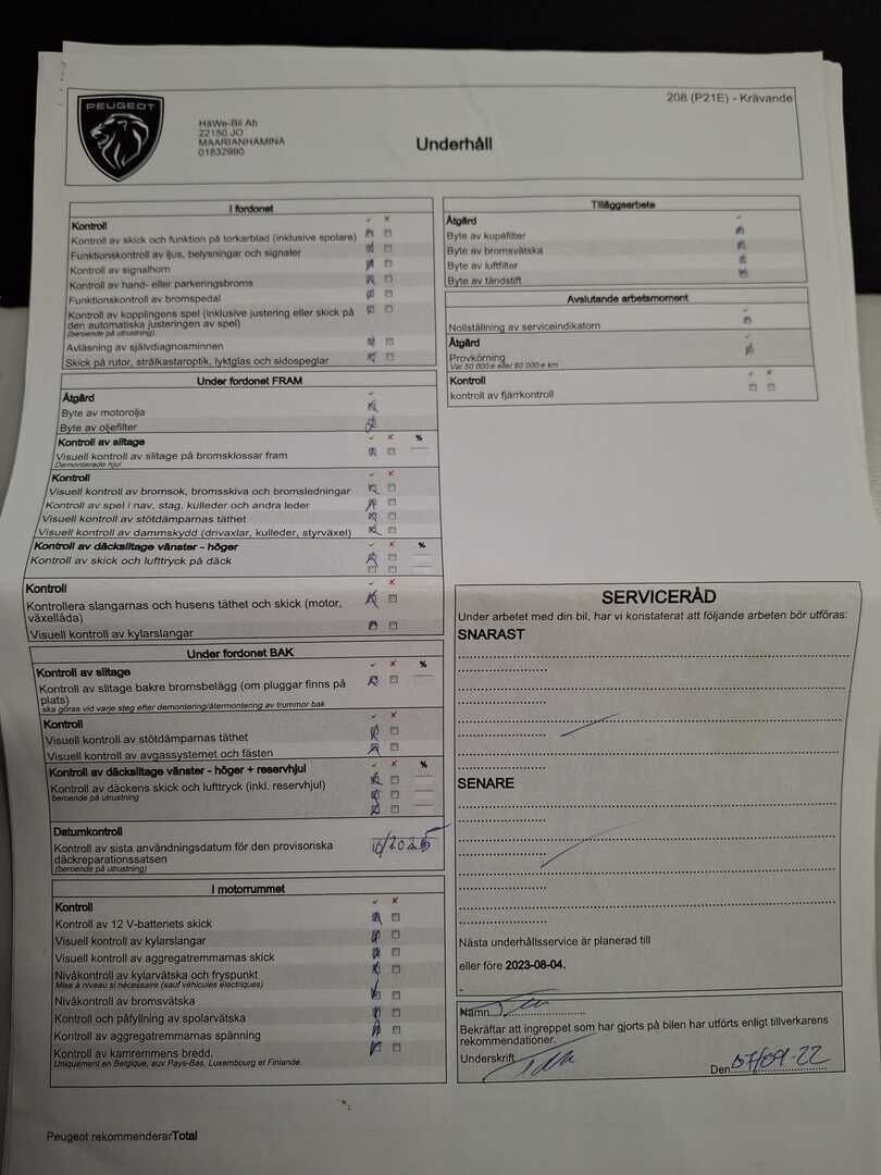 Peugeot 208 2021 Valkoinen