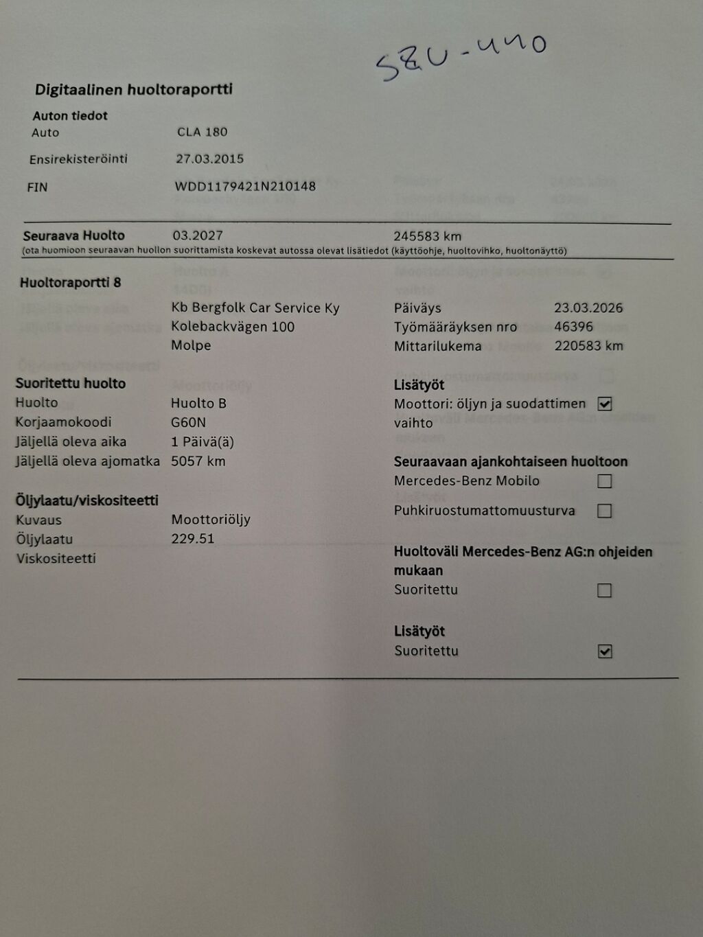 Mercedes-Benz CLA 2015 Musta