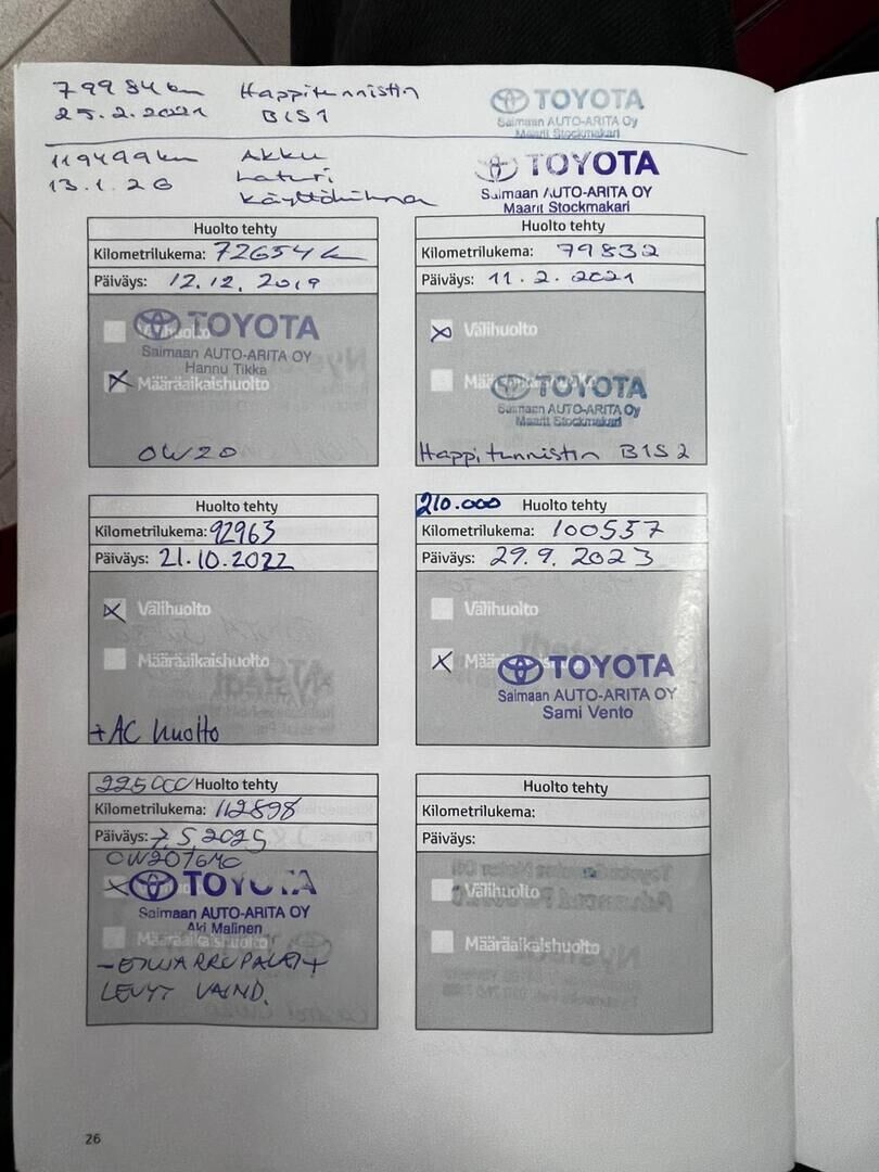 Toyota Yaris 2010 Punainen