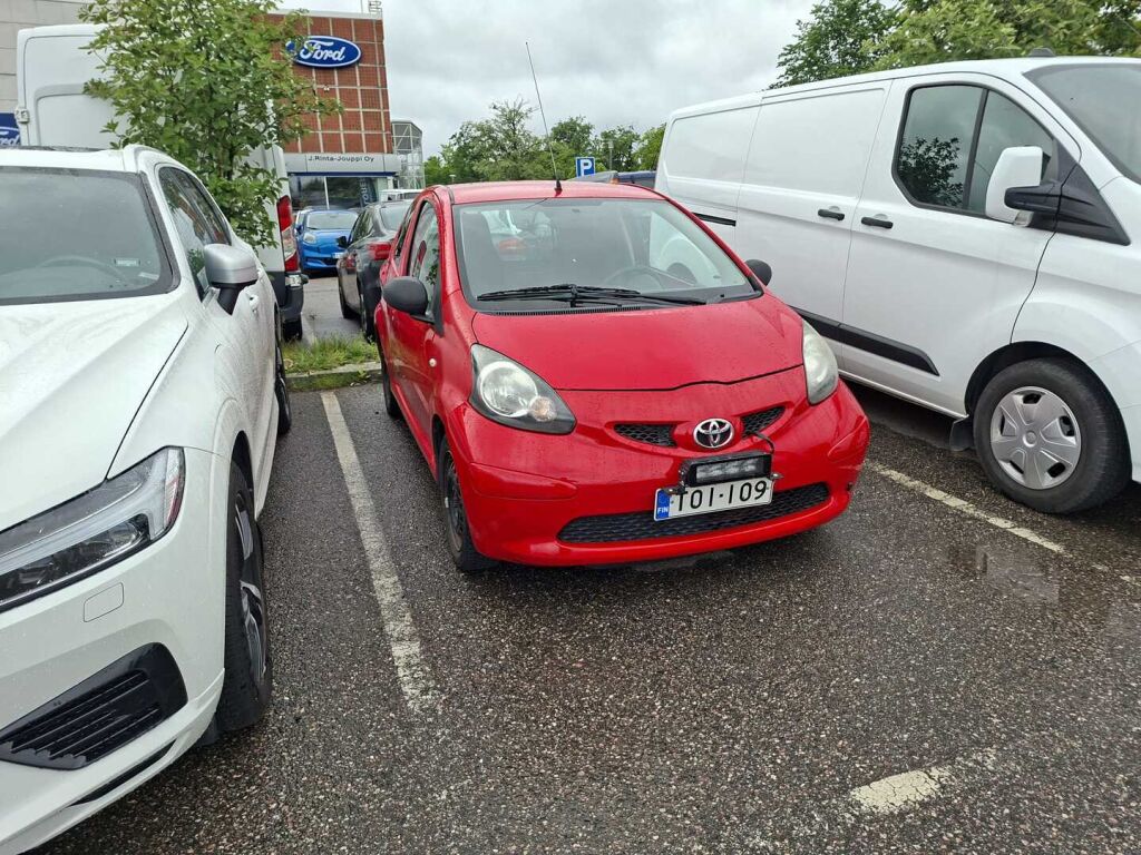 Toyota Aygo 2006 Punainen