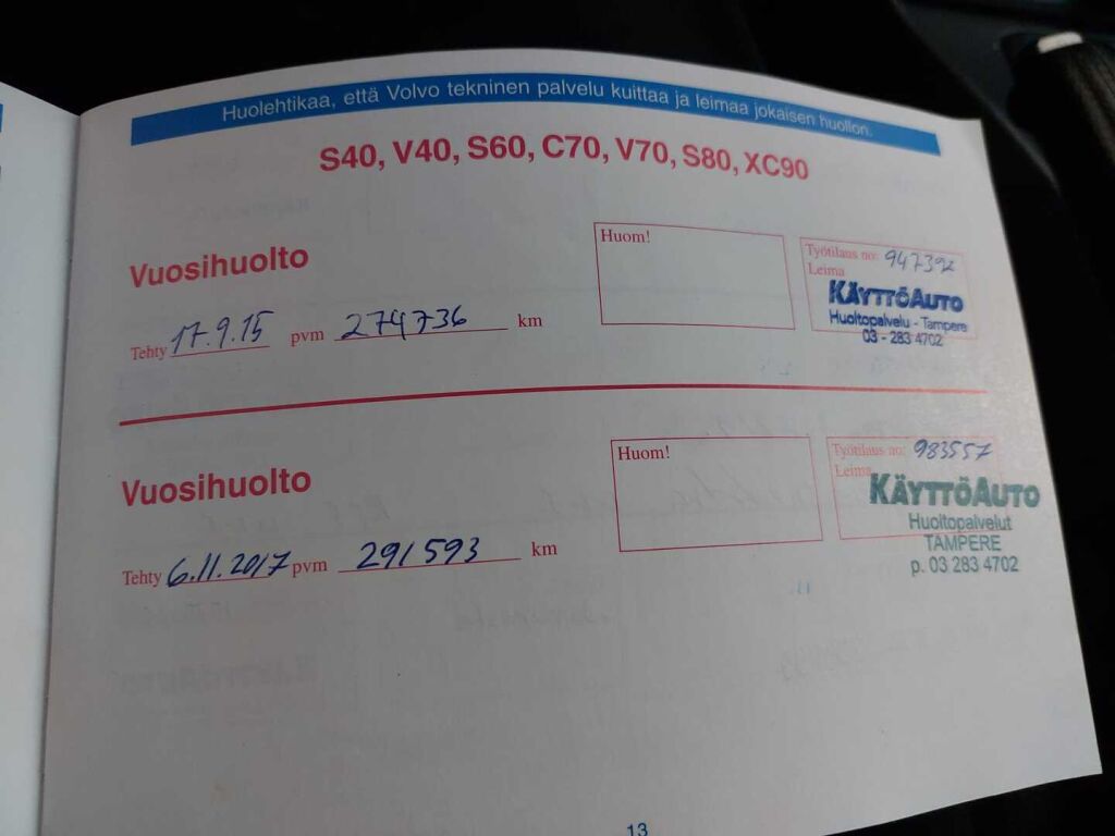 Volvo V70 2004 Punainen