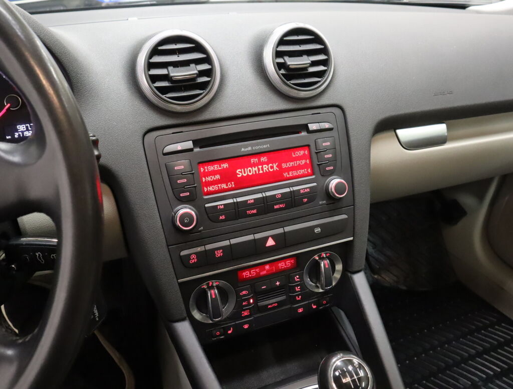 Audi A3 2010 Musta