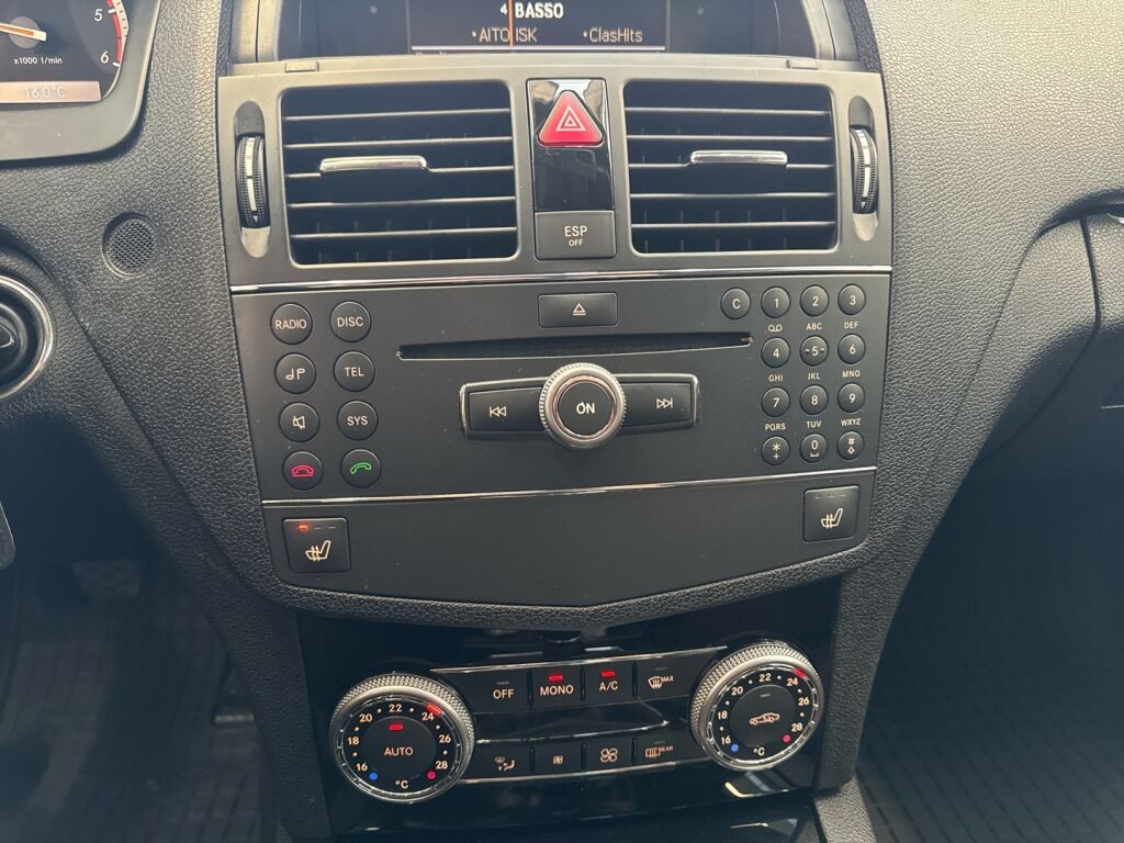 Mercedes-Benz C 2008 Musta
