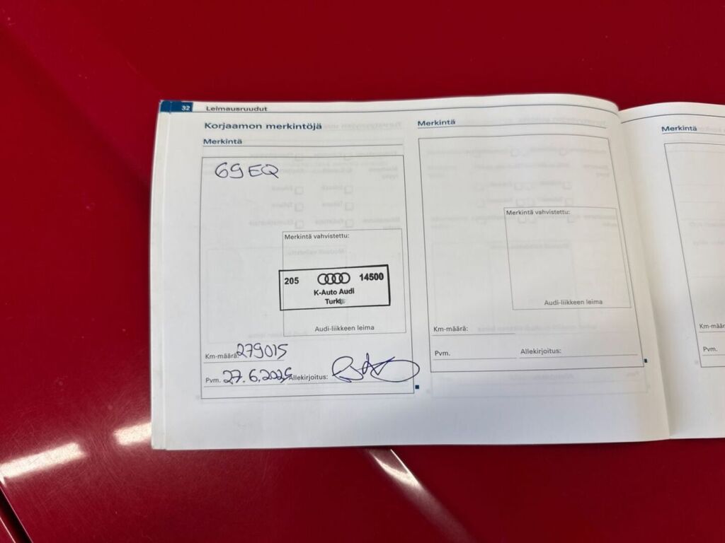 Audi A4 2006 Punainen
