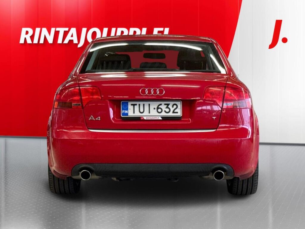 Audi A4 2006 Punainen
