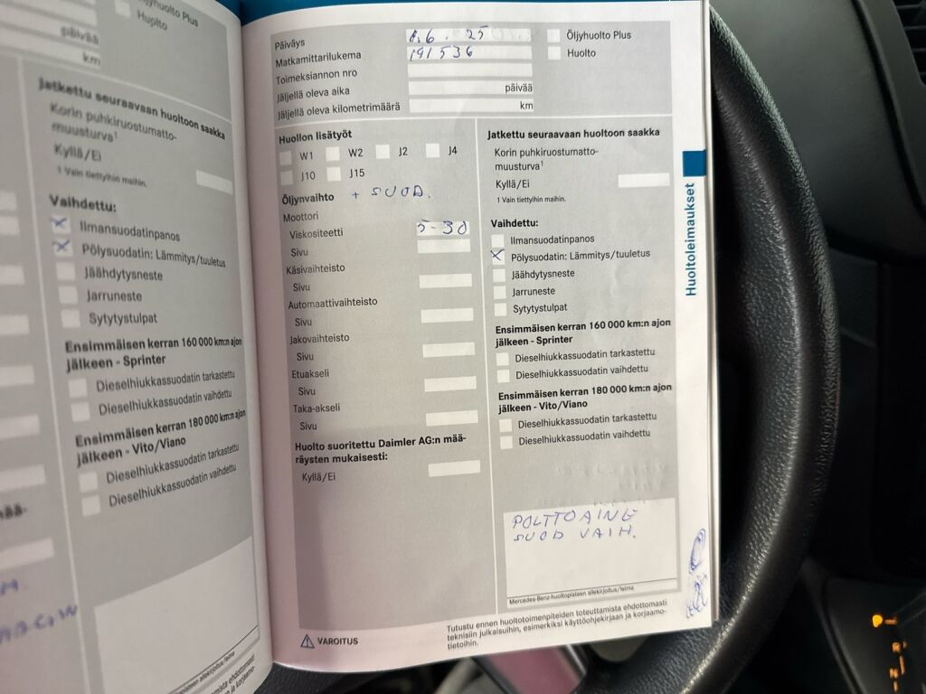 Mercedes-Benz Vito 2012 Sininen