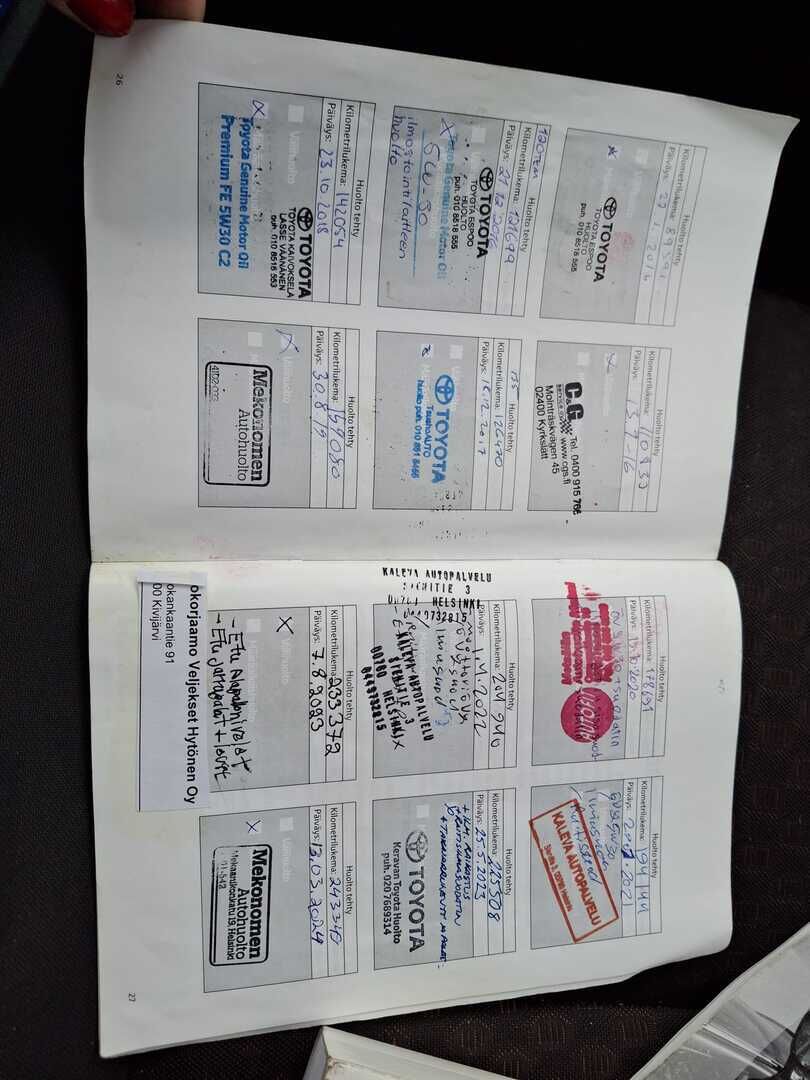 Toyota Verso 2012 Punainen