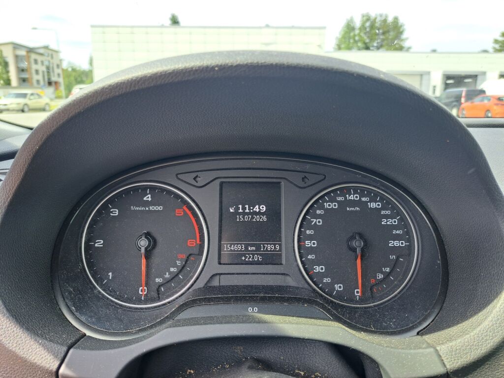 Audi A3 2015 Musta