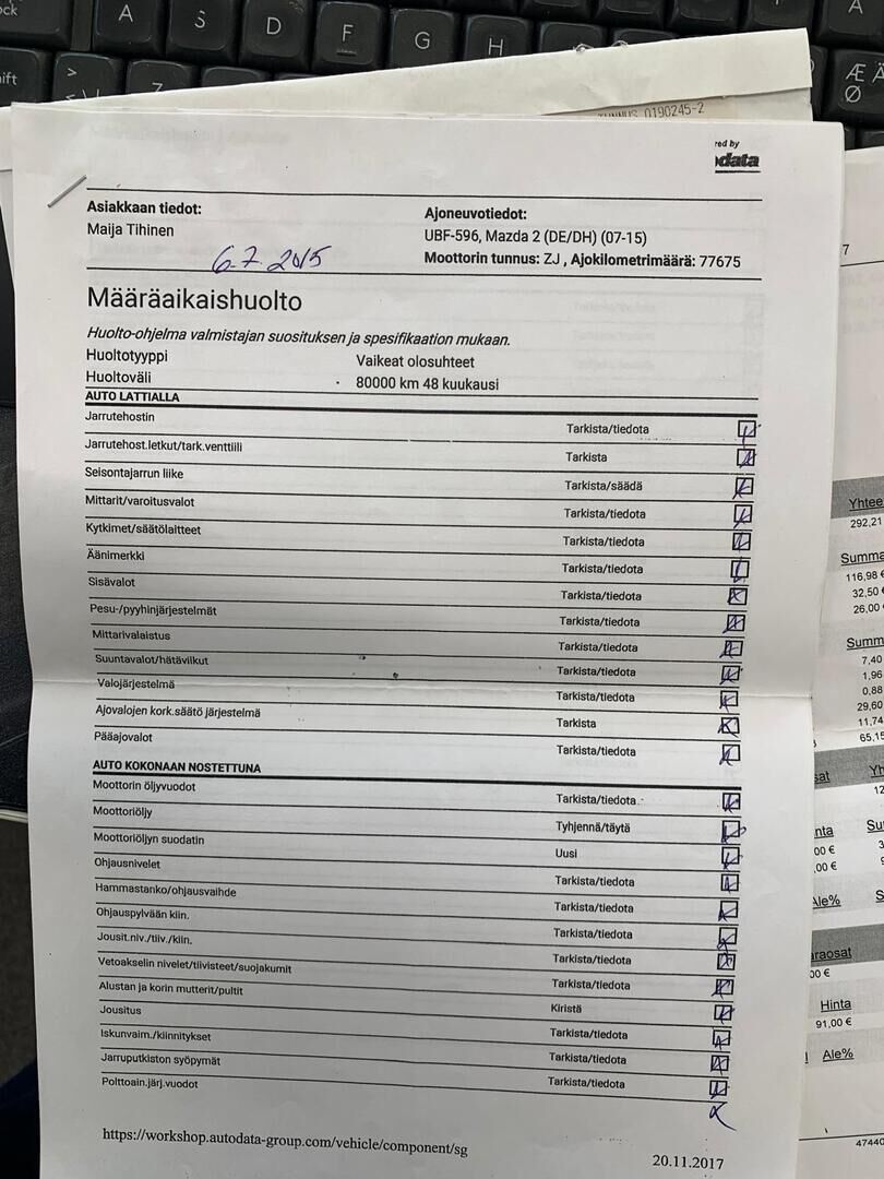 Mazda Mazda2 2008 Sininen