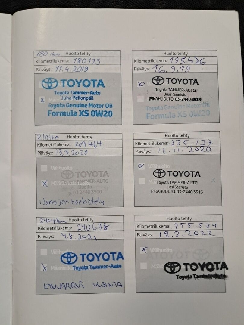 Toyota Verso 2010 Sininen