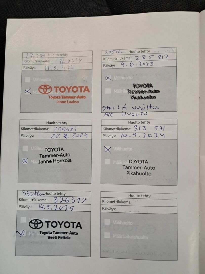 Toyota Verso 2010 Sininen