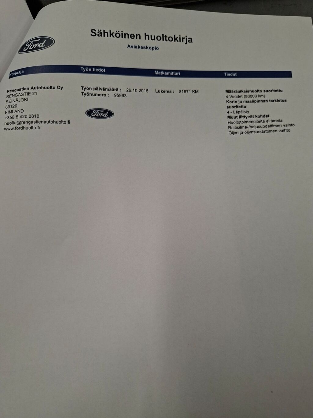 Ford Focus 2012 Punainen