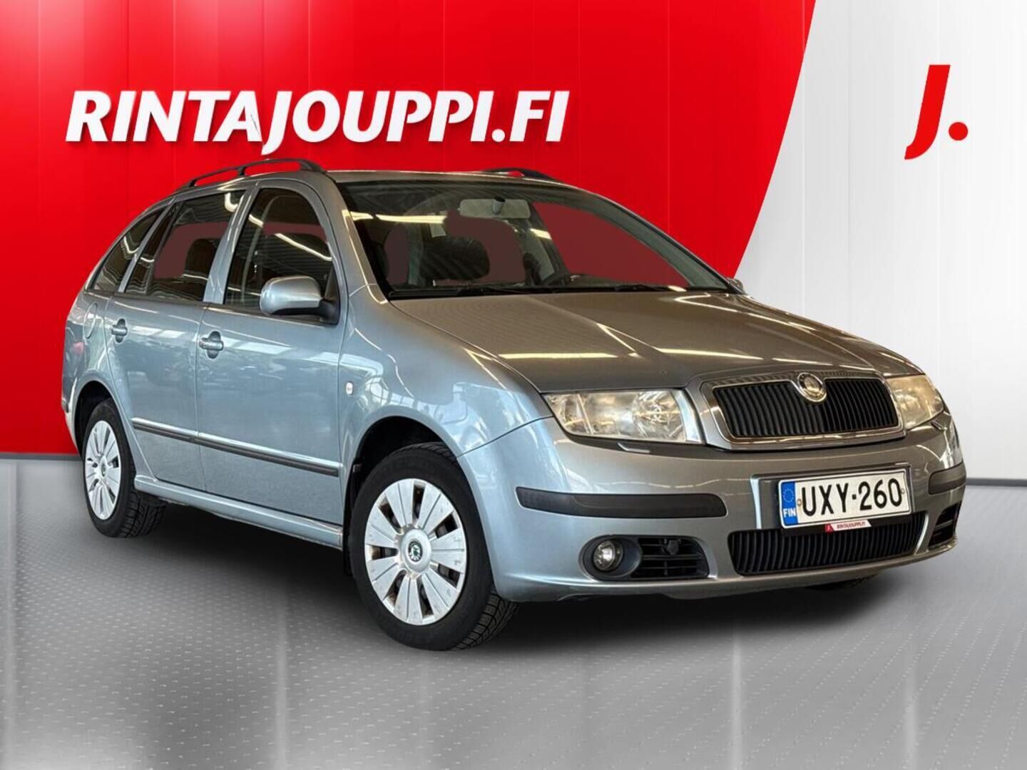 Harmaa Skoda Fabia Combi