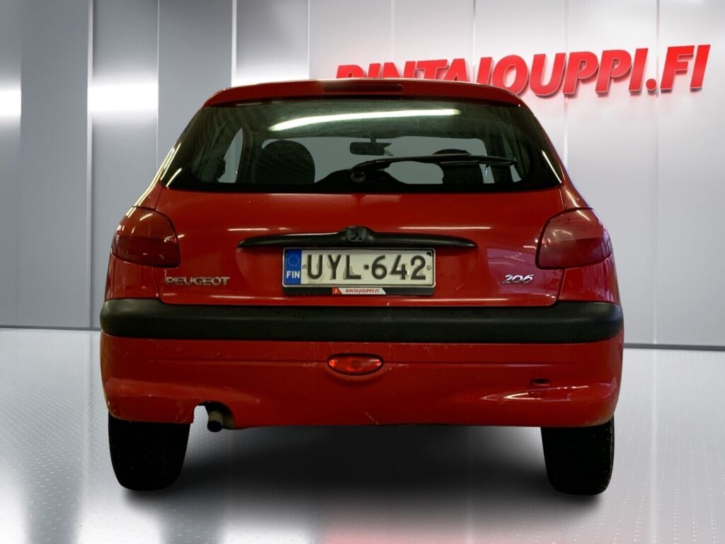 Peugeot 206 2002 Punainen