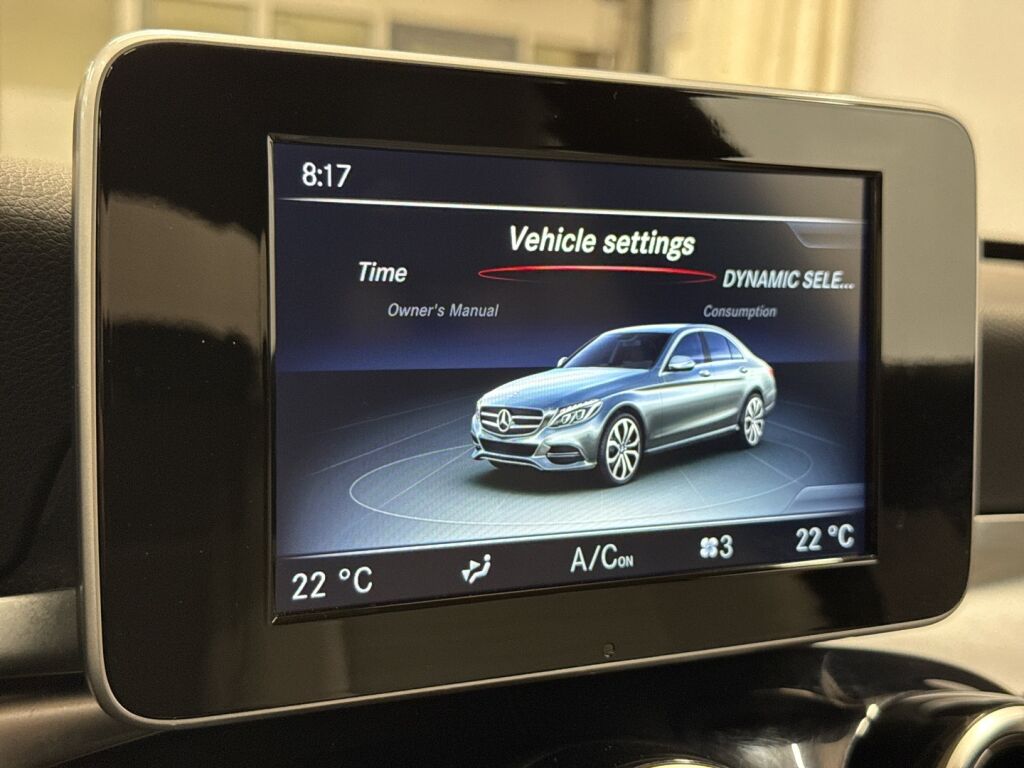 Mercedes-Benz C 2015 Musta