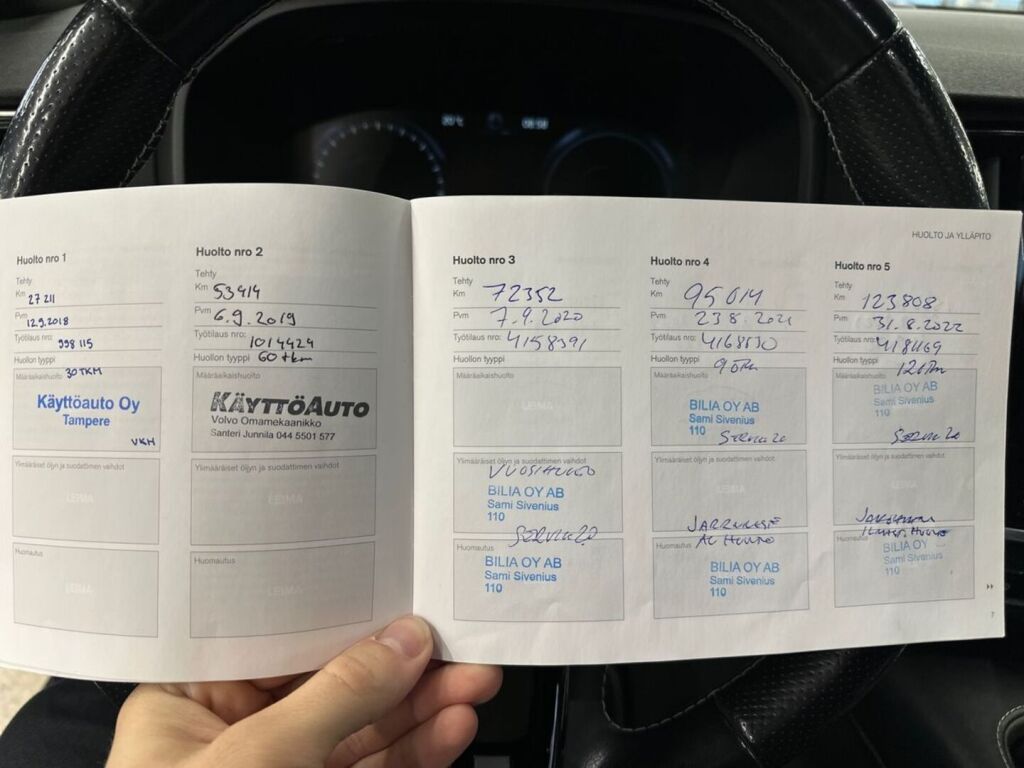 Volvo V90 2017 Sininen